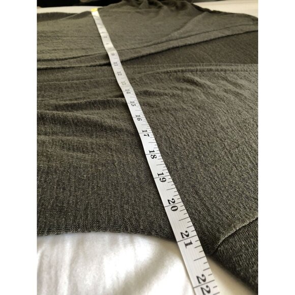 Sunday In Brooklyn Women's Open Front Long Cardigan S Green Professional Office - Picture 5 of 6